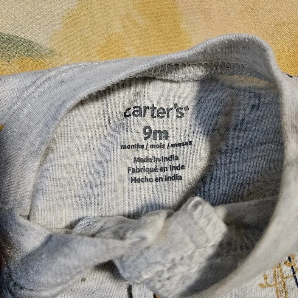 Carter's - Gray Forest Print Baby Boy Outfit